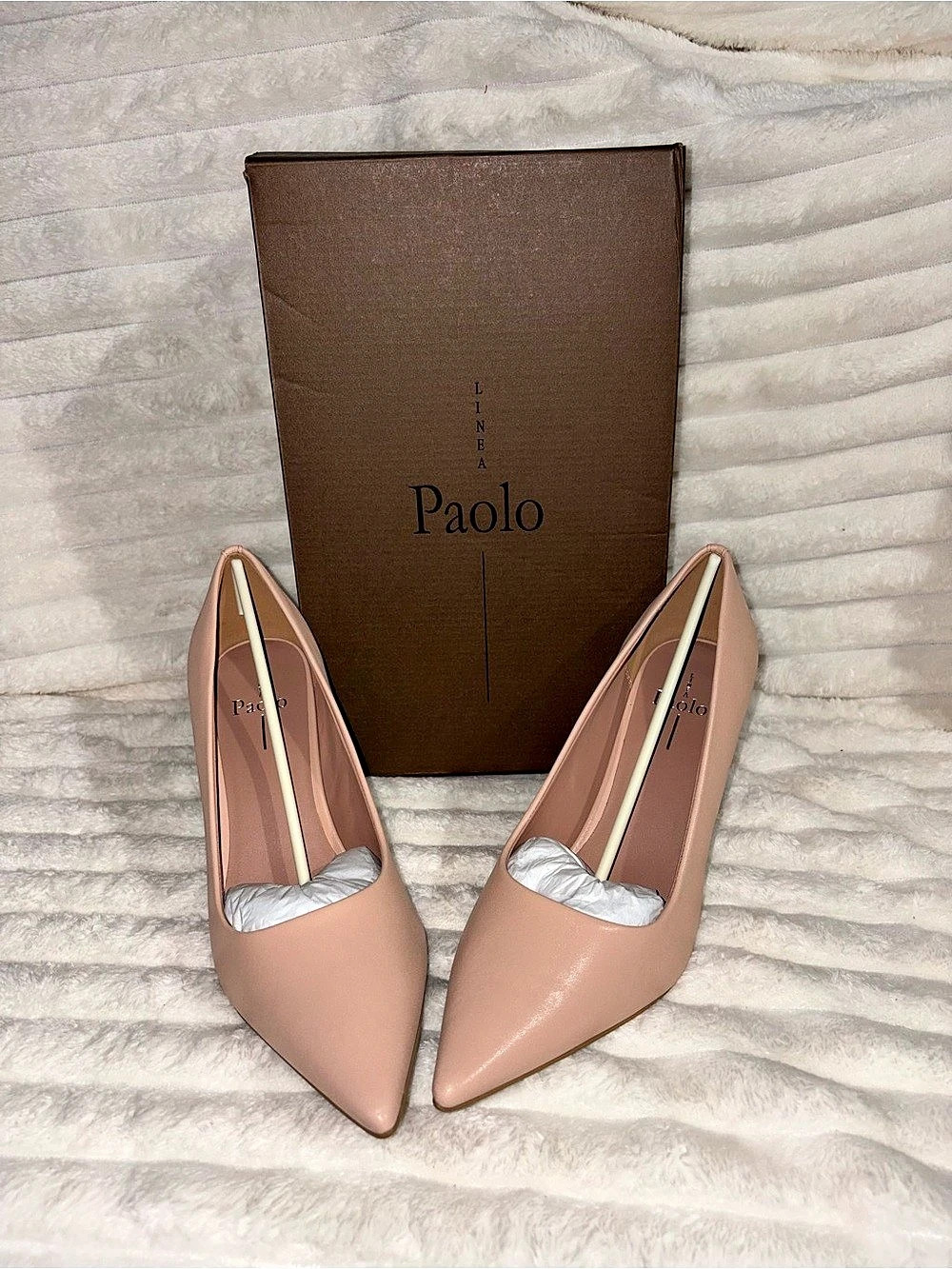 Lines Paolo Paris-L Pointed Toe Heels in Pink US 10 M